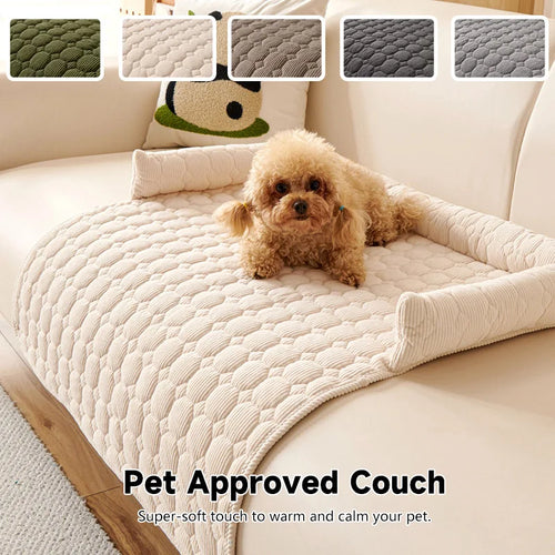 Thick Anti Scratch Non Slip Pet Sofa Mat Soft Dog Cat Sleeping Bed Pad for Furniture Protector Cozy Essential
